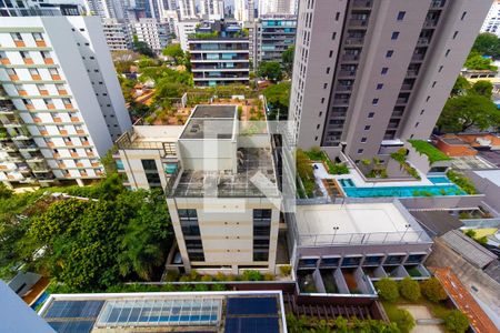 Vista da Varanda de apartamento para alugar com 1 quarto, 32m² em Brooklin, São Paulo