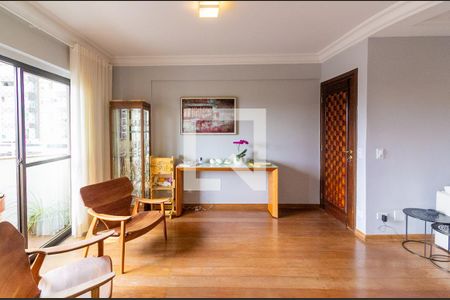 Sala de Estar de apartamento à venda com 3 quartos, 132m² em Cidade Monções, São Paulo
