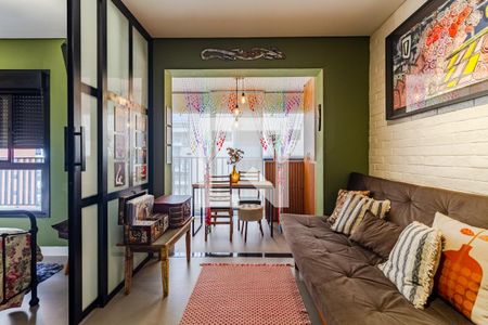 Sala de apartamento para alugar com 1 quarto, 40m² em Pinheiros, São Paulo