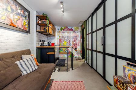 Sala de apartamento para alugar com 1 quarto, 40m² em Pinheiros, São Paulo