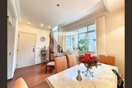 Sala de Jantar de apartamento à venda com 4 quartos, 200m² em Santo Antônio, Belo Horizonte