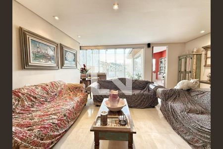 Sala 2 de apartamento à venda com 4 quartos, 200m² em Santo Antônio, Belo Horizonte