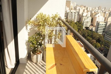 Studio para alugar com 26m², 1 quarto e sem vagaSacada