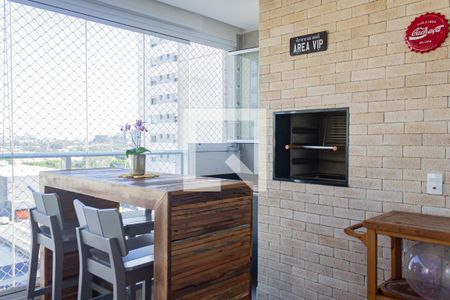 Varanda gourmet de apartamento à venda com 2 quartos, 96m² em Vila Anastácio, São Paulo