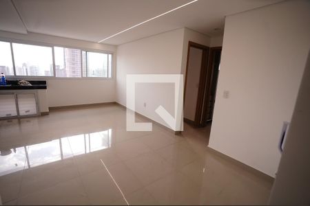 Sala/Cozinha de apartamento à venda com 2 quartos, 61m² em Setor Marista, Goiânia