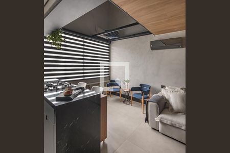 Sala de apartamento à venda com 1 quarto, 55m² em Santo Amaro, São Paulo