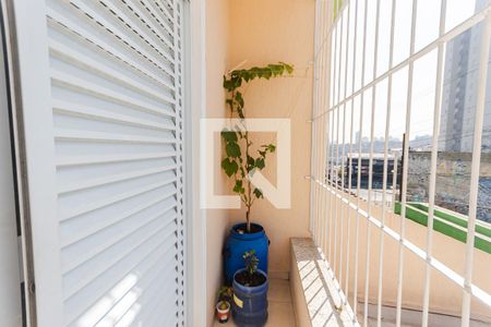 Varanda da Suíte de casa à venda com 2 quartos, 128m² em Vila Príncipe de Gales, Santo André