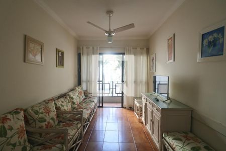 Sala de apartamento para alugar com 3 quartos, 75m² em Balneario Cidade Atlantica, Guarujá