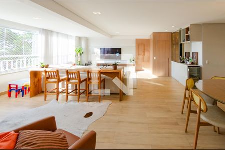 Sala de apartamento à venda com 3 quartos, 120m² em Caiçaras, Belo Horizonte