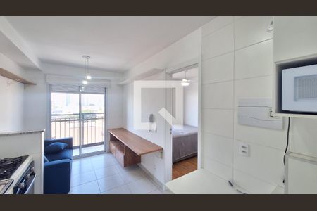 Sala/Cozinha de apartamento para alugar com 1 quarto, 29m² em Vila Romana, São Paulo