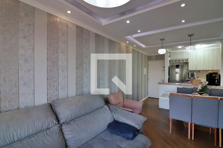 Sala  de apartamento à venda com 3 quartos, 70m² em Taboão, São Bernardo do Campo