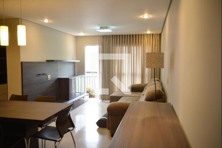 Sala de apartamento à venda com 3 quartos, 93m² em Vila Bastos, Santo André