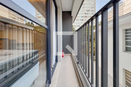 Varanda de kitnet/studio para alugar com 1 quarto, 24m² em Vila Mariana, São Paulo