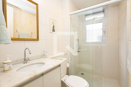 Banheiro de kitnet/studio para alugar com 1 quarto, 25m² em Consolação, São Paulo