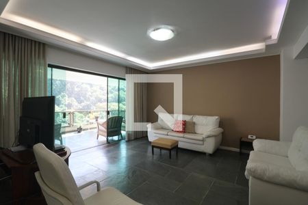 Sala de apartamento para alugar com 4 quartos, 259m² em Barra Funda, Guarujá