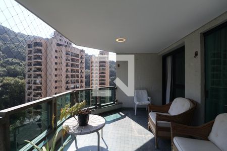 Varanda da Sala de apartamento para alugar com 4 quartos, 259m² em Barra Funda, Guarujá