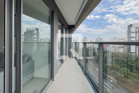 Varanda da Sala de apartamento à venda com 2 quartos, 47m² em Paraíso, São Paulo