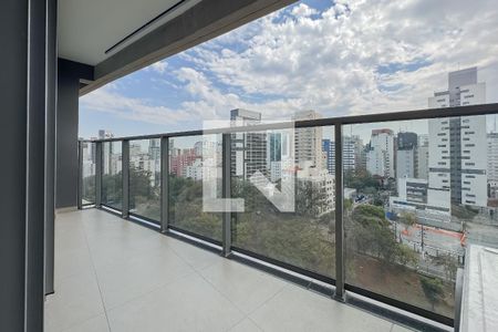 Varanda da Sala de apartamento à venda com 2 quartos, 47m² em Paraíso, São Paulo