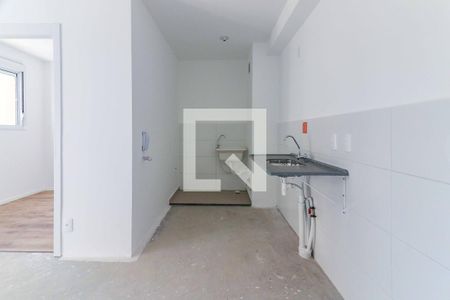 Cozinha e Área de Serviço de kitnet/studio à venda com 2 quartos, 37m² em Vila Butantã, São Paulo