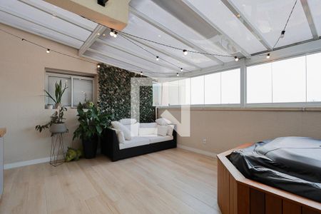 Varanda gourmet de apartamento à venda com 2 quartos, 103m² em Carandiru, São Paulo