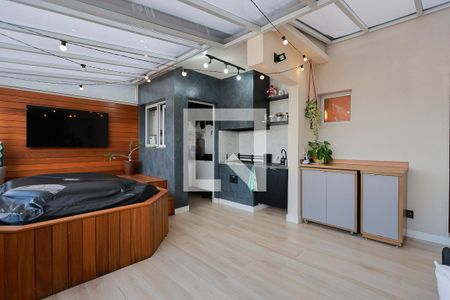 Varanda gourmet de apartamento à venda com 2 quartos, 103m² em Carandiru, São Paulo