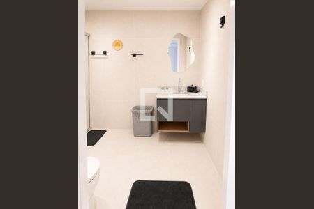 Banheiro de kitnet/studio para alugar com 1 quarto, 32m² em Sacomã, São Paulo