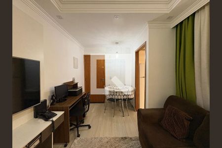 Sala de apartamento à venda com 2 quartos, 55m² em Parque Oratório, Santo André