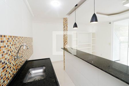 Sala/Cozinha de kitnet/studio para alugar com 1 quarto, 65m² em Barra da Tijuca, Rio de Janeiro