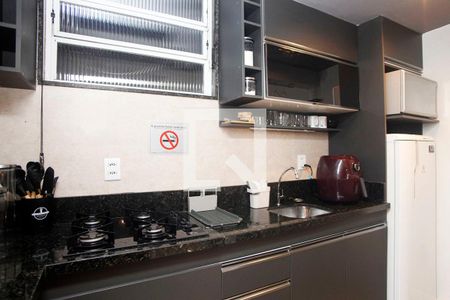 Studio - Cozinha de kitnet/studio para alugar com 1 quarto, 30m² em Centro Histórico, Porto Alegre