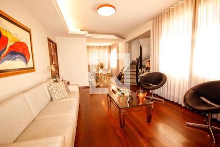 Sala de apartamento à venda com 4 quartos, 315m² em Santo Antônio, Belo Horizonte