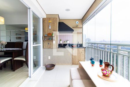 Varanda da Sala de apartamento à venda com 2 quartos, 92m² em Várzea da Barra Funda, São Paulo