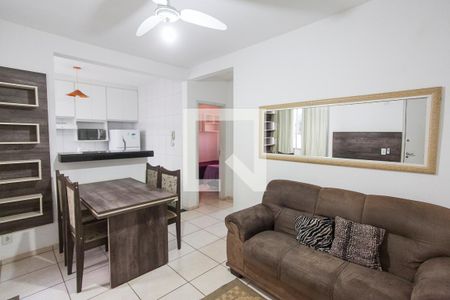 Sala de apartamento para alugar com 2 quartos, 48m² em Gávea, Uberlândia