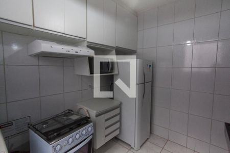 Cozinha de apartamento para alugar com 2 quartos, 48m² em Gávea, Uberlândia