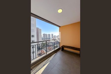 Varanda de kitnet/studio para alugar com 1 quarto, 27m² em Belenzinho, São Paulo