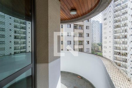 Varanda da Sala de apartamento à venda com 3 quartos, 127m² em Indianópolis, São Paulo