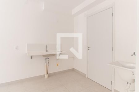 Sala e Cozinha de apartamento para alugar com 2 quartos, 32m² em Parque Novo Mundo, São Paulo