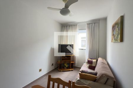 Sala de apartamento para alugar com 1 quarto, 55m² em Vila Caiçara, Praia Grande