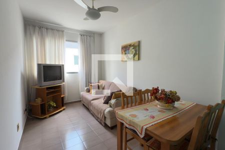 Sala de apartamento para alugar com 1 quarto, 55m² em Vila Caiçara, Praia Grande