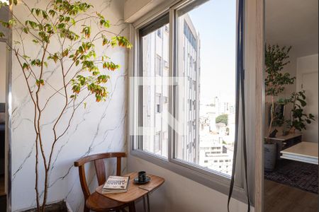 Sala de apartamento para alugar com 1 quarto, 32m² em Bela Vista, São Paulo