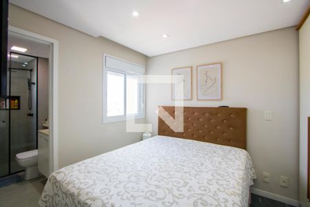 Quarto 1 - Suíte de apartamento para alugar com 2 quartos, 55m² em Vila Tibiriçá, Santo André