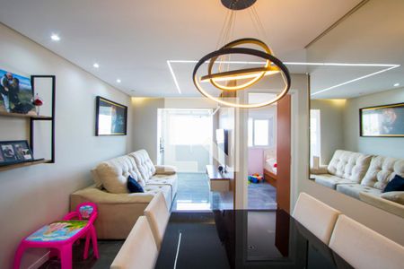 Sala de apartamento para alugar com 2 quartos, 55m² em Vila Tibiriçá, Santo André