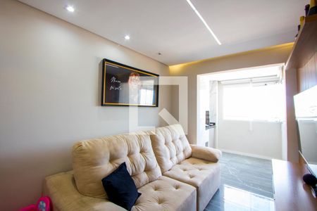 Sala de apartamento para alugar com 2 quartos, 55m² em Vila Tibiriçá, Santo André