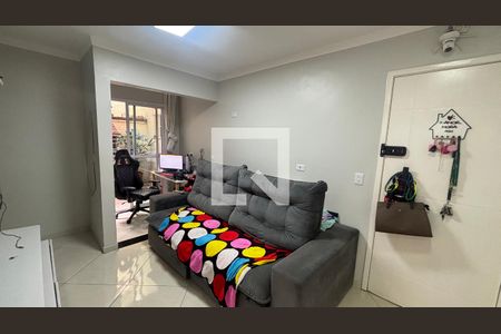 Sala de apartamento à venda com 2 quartos, 48m² em Vila Clarice, Santo André