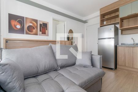 Sala de apartamento à venda com 1 quarto, 34m² em Indianópolis, São Paulo