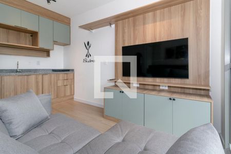 Sala de apartamento à venda com 1 quarto, 34m² em Indianópolis, São Paulo