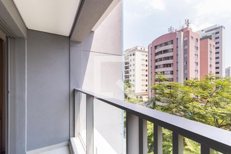Varanda de apartamento à venda com 1 quarto, 34m² em Indianópolis, São Paulo