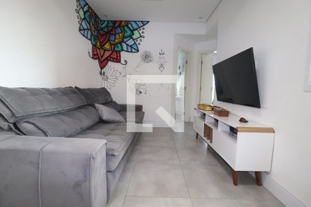 Sala de apartamento à venda com 2 quartos, 157m² em Vila Scarpelli, Santo André