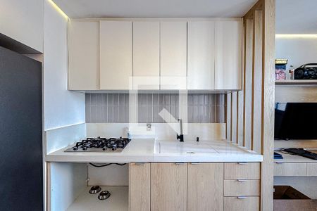 Sala/Cozinha de apartamento para alugar com 1 quarto, 25m² em Belenzinho, São Paulo
