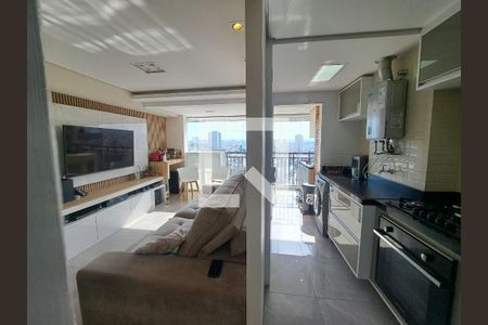 Sala de apartamento à venda com 3 quartos, 78m² em Vila Osasco, Osasco