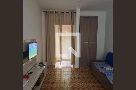 Sala e Quarto de apartamento para alugar com 1 quarto, 39m² em Boqueirão, Praia Grande